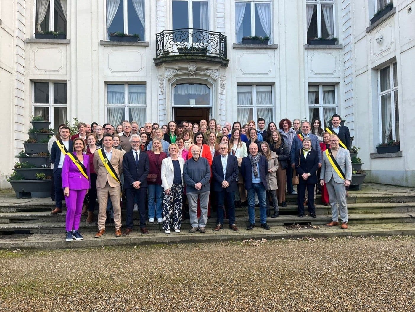 Ontvangst door Gemeente Evergem ter gelegenheid van het 100-jarig bestaan